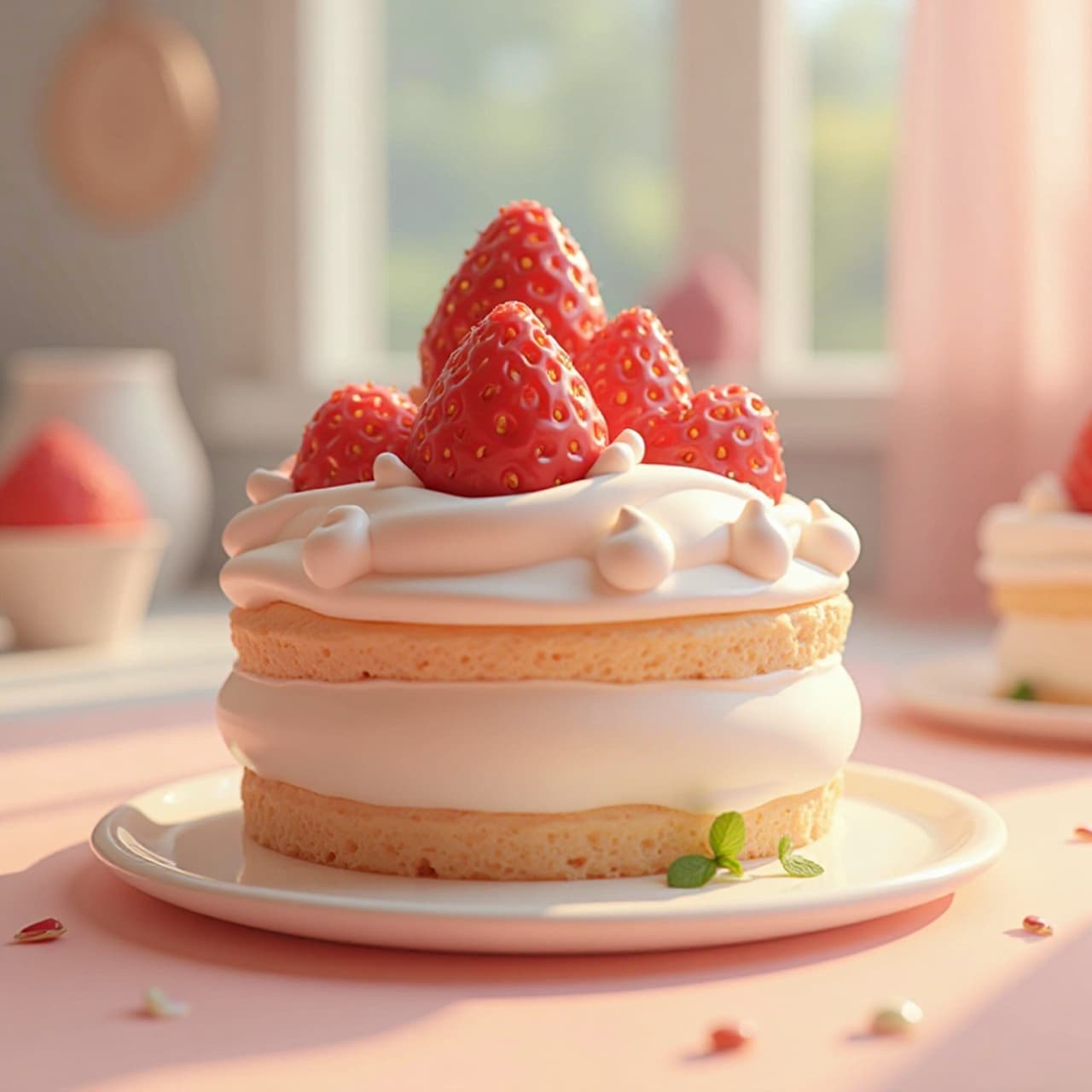 草莓鮮奶油蛋糕
