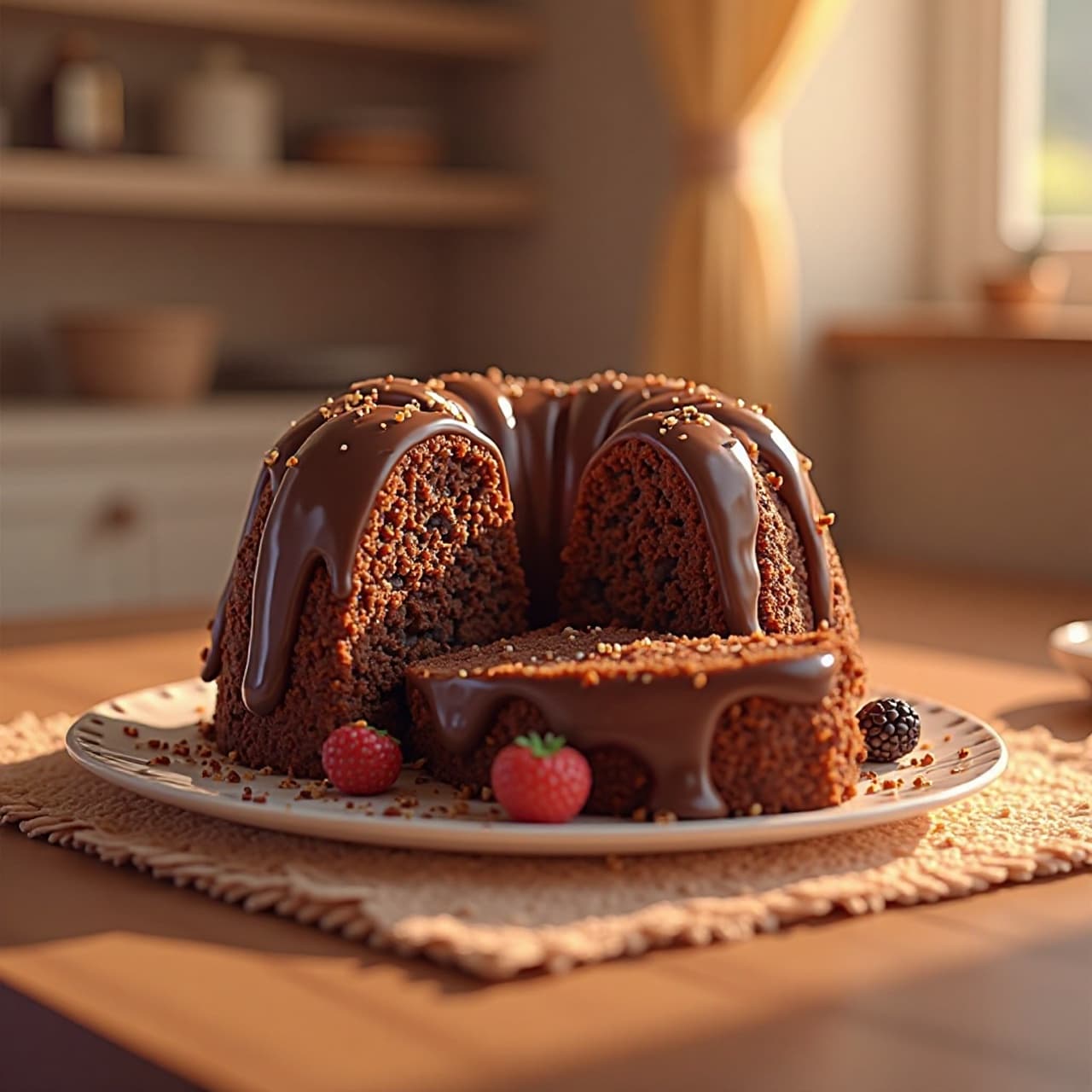 特製香蕉巧克力蛋糕